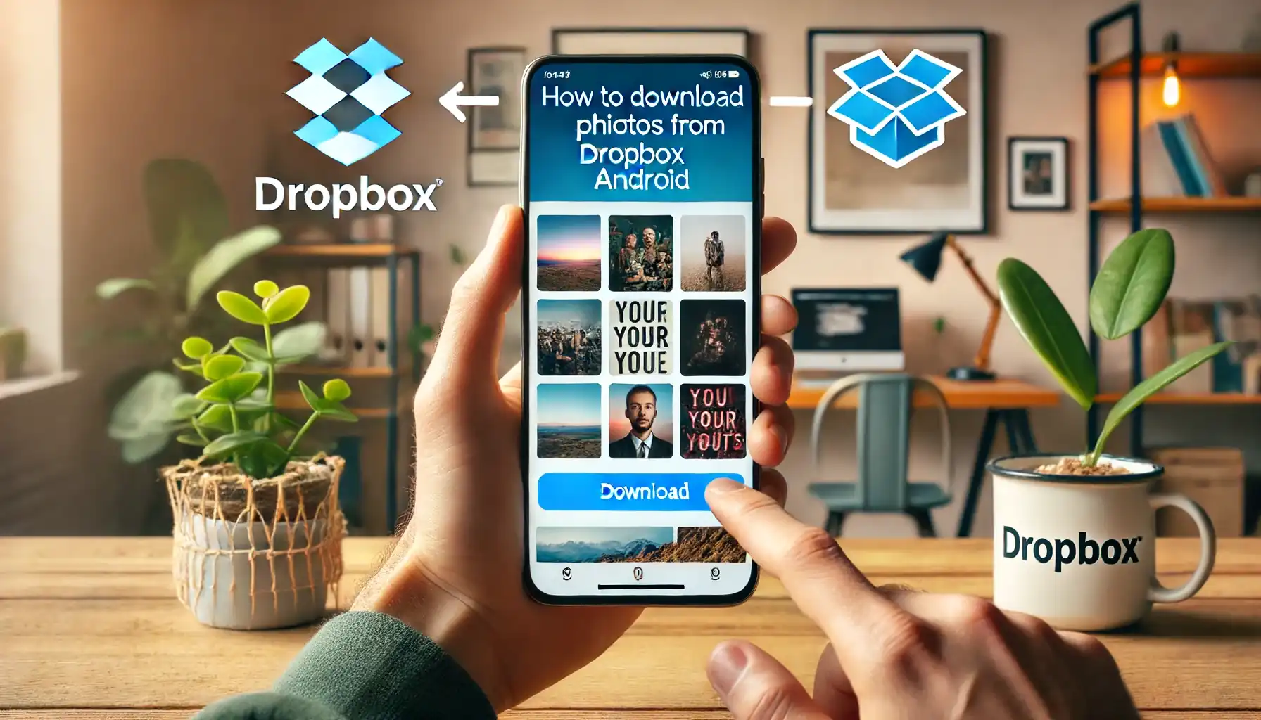 Download Photos from Dropbox to Android